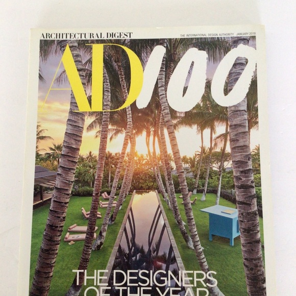 ARCHITECTURAL DIGEST MAGAZINE JANUARY 2018 NWT - Picture 2 of 7